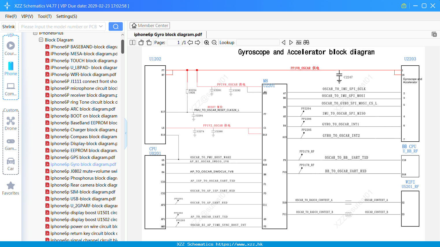 Iphone6p Gyro Block Diagram